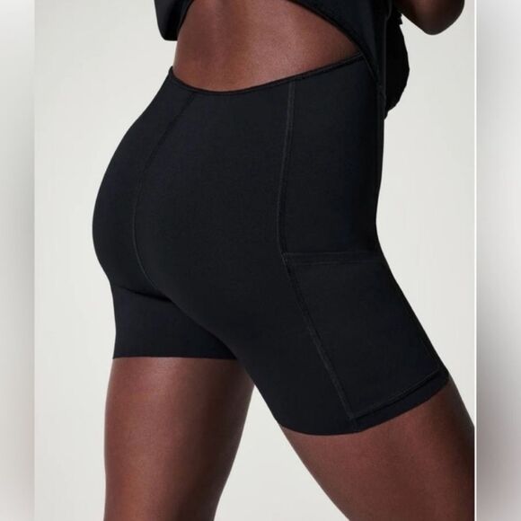 Spanx Yes Pleats! Athletic Dress. Black Sz S - Picture 3 of 8